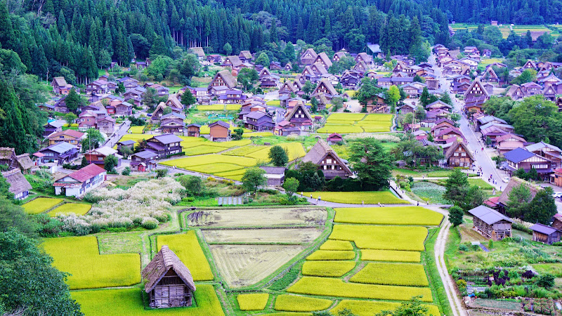 白川郷 城山天守閣展望台 写真1