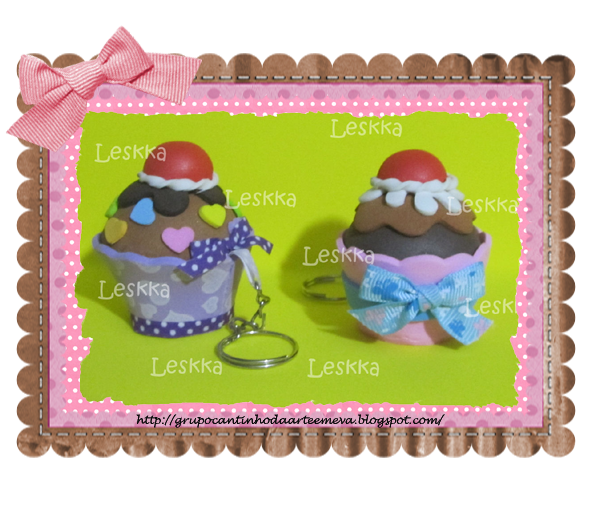 Cupcakes en fomi de la web Leskka