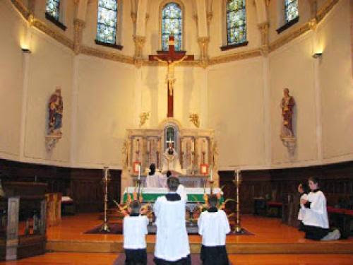 First Traditional Latin Mass At Immaculate Conception In Fitchburg Massachusetts