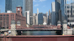 And a cool view of the Chicago River