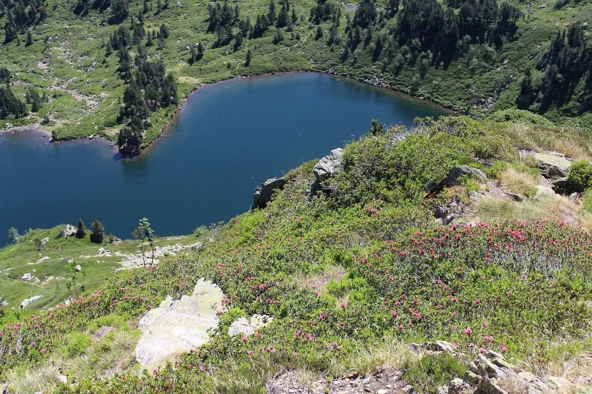 Le pic de Tarbesou, le lac Bleu et le lac Noir IMG_3593