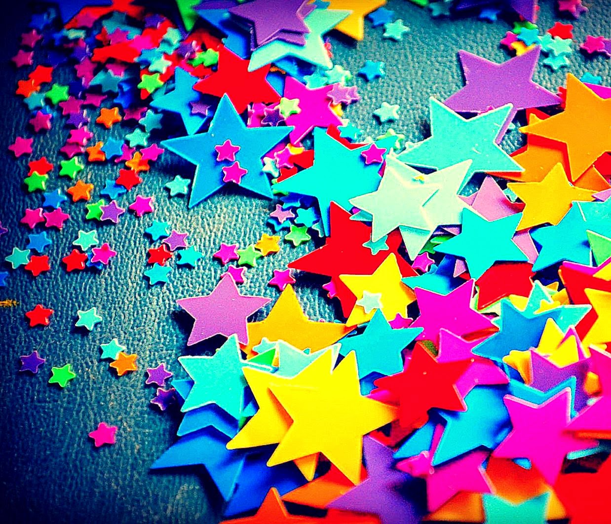 Colorful Stars For Backgrounds