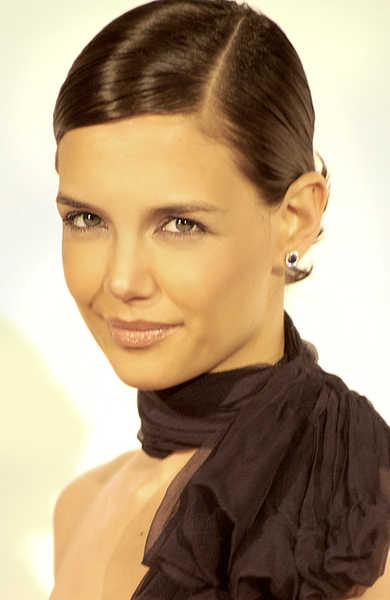 katie holmes hair color