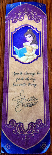 Belle's bookmarks, from Enchanted Tales with Belle. Top 10 Free Disney Souvenirs
