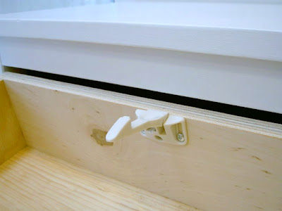 safety clip sideboard drawer