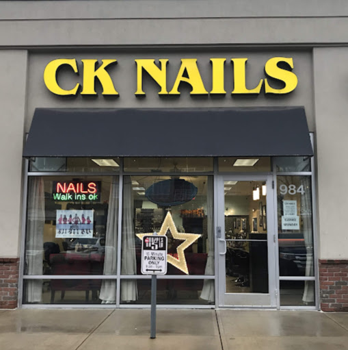 C K Nails logo