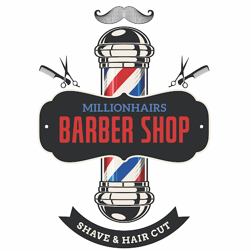 Millionhairs Barber Shop logo