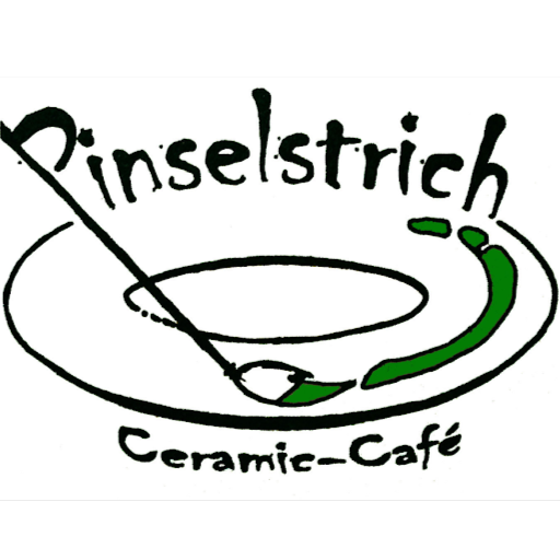 Pinselstrich Ceramic-Café logo