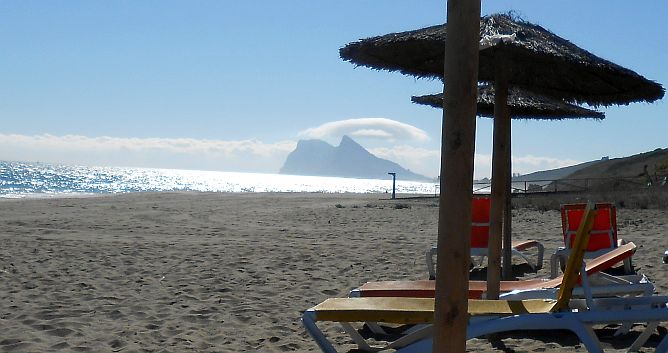 Fels von Gibraltar - von Nordosten gesehen