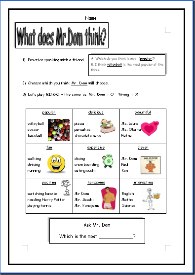 AccessJ: WS: "The most..."JHS 2nd Grade