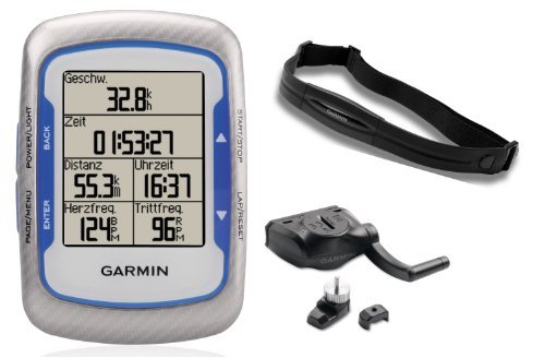 Garmin Edge 500 Cycling GPS with Speed/Cadence Sensor and Digital Heart Rate Monitor