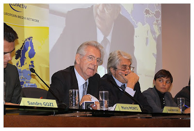 Mario Monti, Gianni Bonvicini, Debora Serracchiani