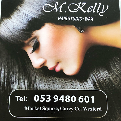 M.Kelly Hair Studio, Wax, logo