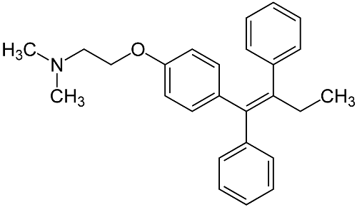 Structure  Of Tamoxifen Citrate