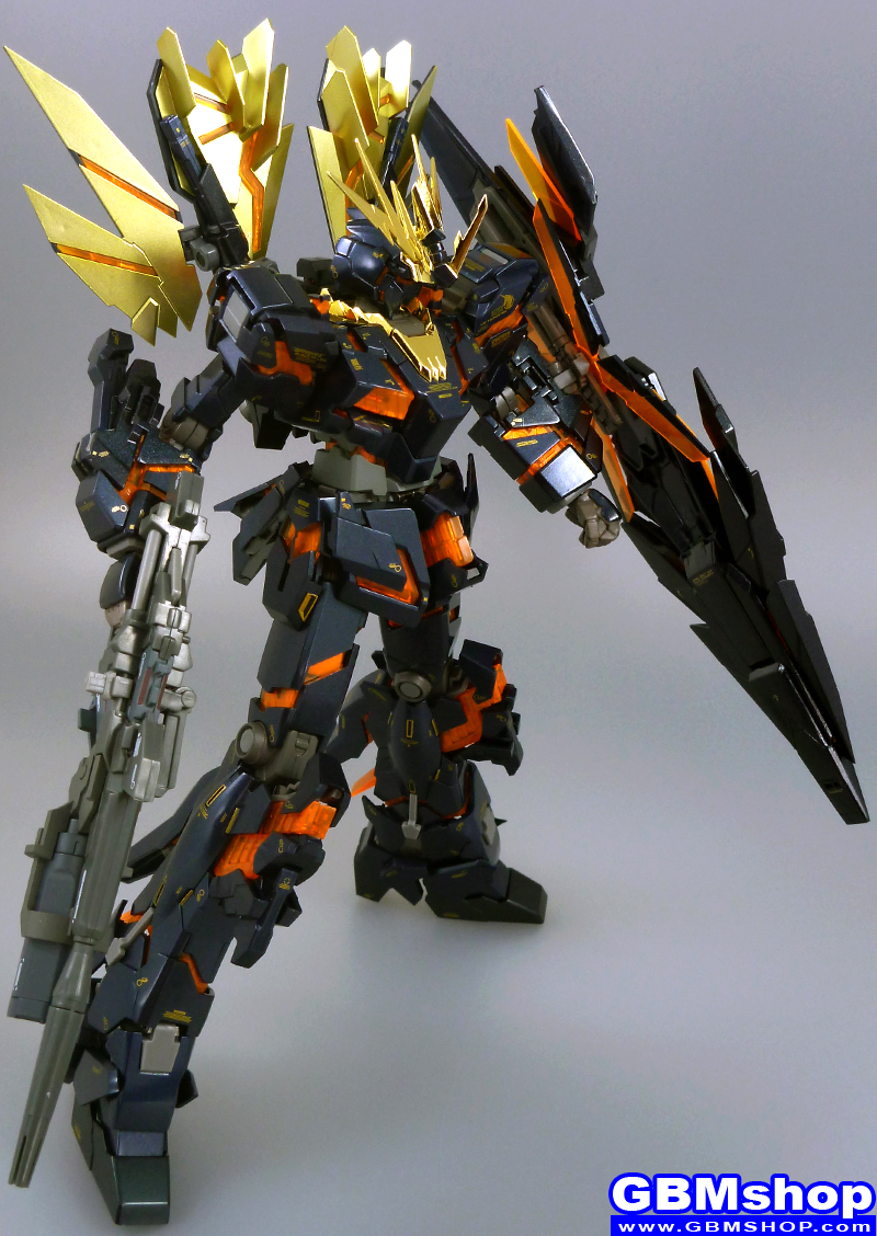 Gundam Fix Figuration METAL COMPOSITE #1011 RX-0 Unicorn Gundam 02 Banshee + Bandai 1/100 MG RX-0[N] Unicorn Gundam 02 Banshee Norn Full Armed Banshee