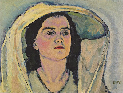 Koloman Moser - Study of Portrait of Venus in the Grotto, 1914