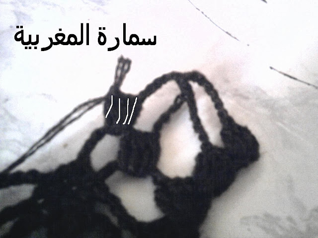 ورشة شال بغرزة العنكبوت لعيون الغالية سلمى سعيد Photo6808