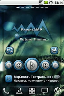 Download Future skin for widg PowerAmp apk
