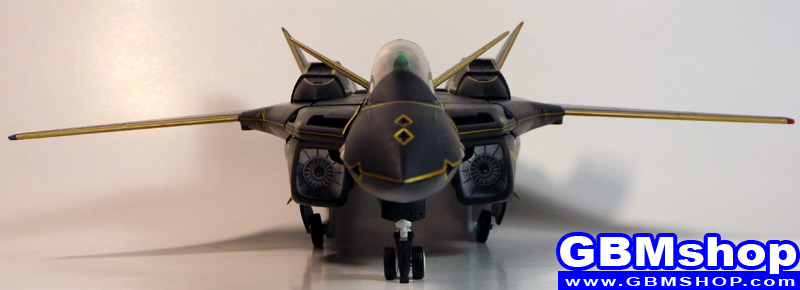 Macross VF-X VF-19A Black Excalibur Fighter Mode