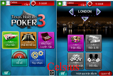 [Game Tiếng Việt] Texas Hold'em Poker 3 by Gameloft