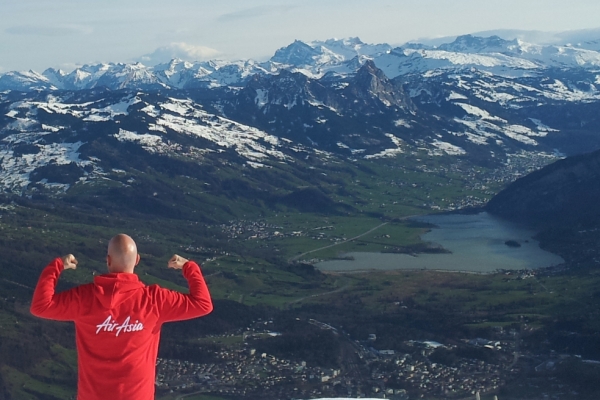 AirAsia Allstar Conquers the Swiss Alps