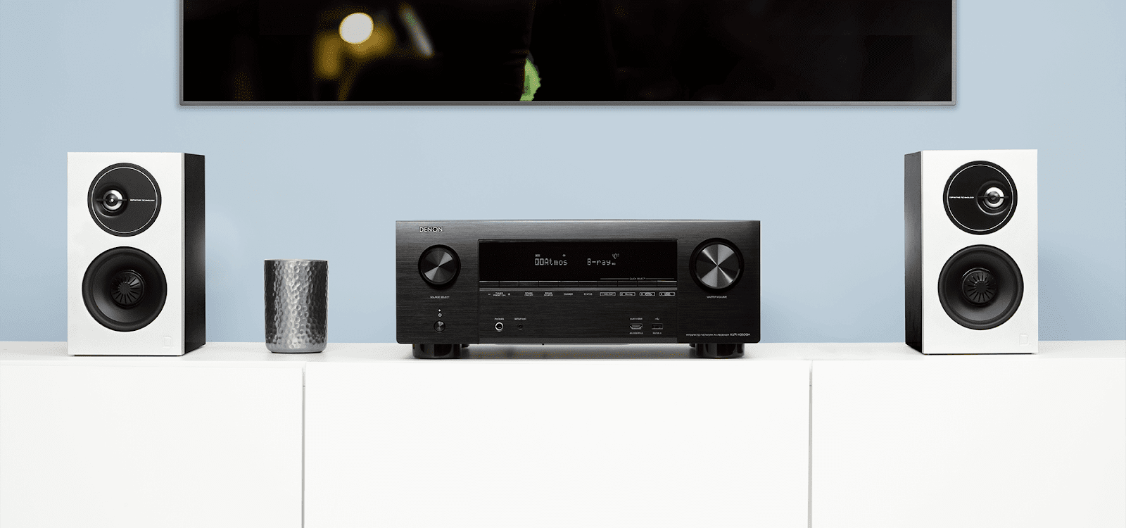 Amply Denon AVR-X1500H thế hệ mới, Amply xem phim, nghe nhạc hay, chính hãng