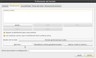 Imagen de la activación de Ctrl + Alt + Backspace en Ubuntu 10.04