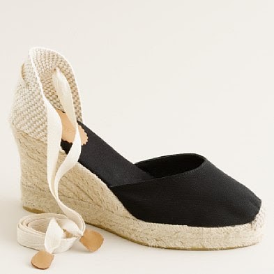The Eclectic Traditionalist: Frugal Finds Friday: Espadrille Wedges