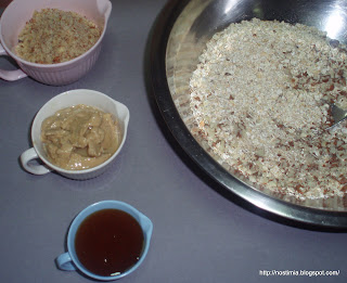 Cookies με βρώμη, μέλι και ταχίνι - Oat cookies with honey and sesame paste