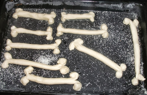 Salty Bone Breadsticks Recipe | Halloween Snacks