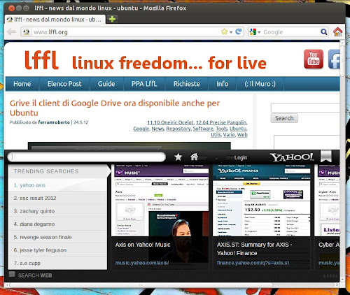 Yahoo! Axis su Linux