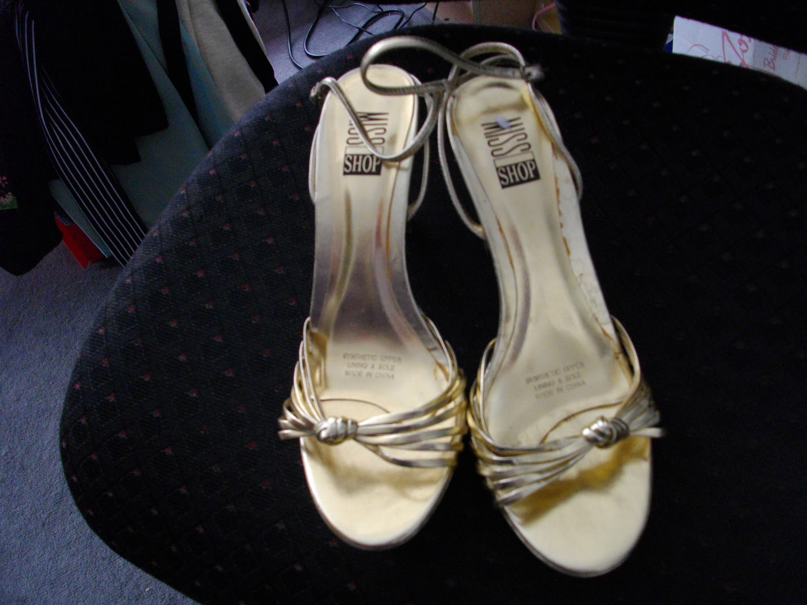 Savvy Seconds: Gold Strap Shoes