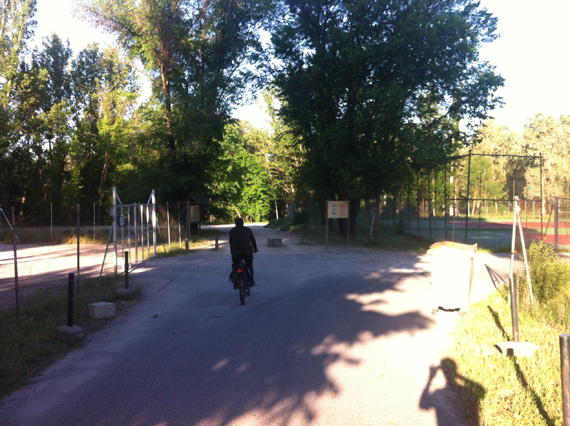 Ruta en bici del Anillo Verde a la Presa de El Pardo, mayo 2012