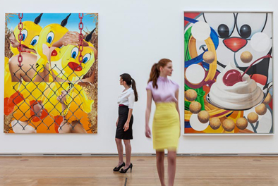 painting jeff koons art