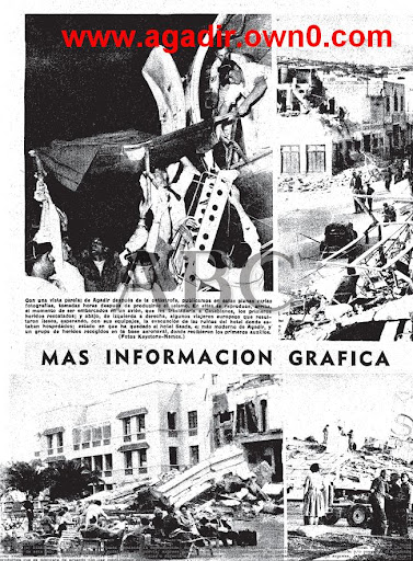  صحيفة الاسبانية إيه بي سي  وتخصيتها لاخبار زلزال اكادير سنة 1960  Jhk