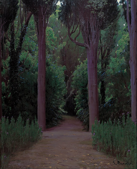 Santiago Rusiñol - Path in a Park