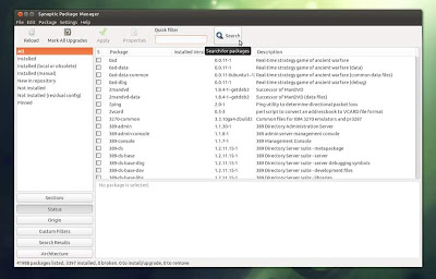Como instalar Synaptic con soporte GTK3  en Ubuntu