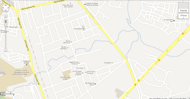 Mancheshwar Road-Vss Nagar Road-Rasulgarh Area Bhubaneswar Map