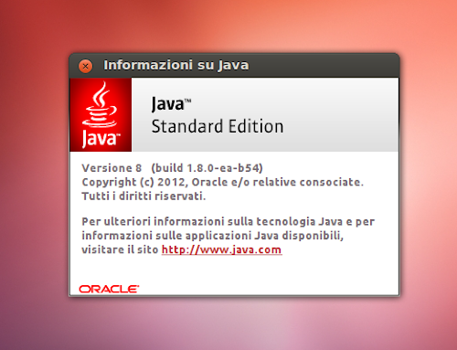 Oracle Java 8 su Ubuntu