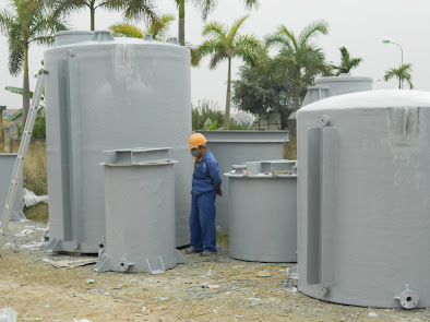 Bồn composite xử lý nước thải công nghiệp