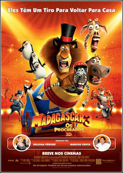 Filme Poster Madagascar 3 - Os Procurados DVDRip XviD Dual Audio & RMVB Dublado