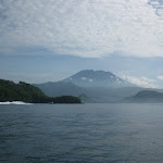 Gili Trawangan: vue sur le mont Agung Gili Trawangan: vue sur le mont Agung