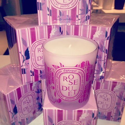 Diptyque Rose Duet Candel