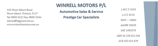 Winrell Motors logo