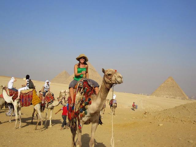 Author Stacey Ebert in Egypt