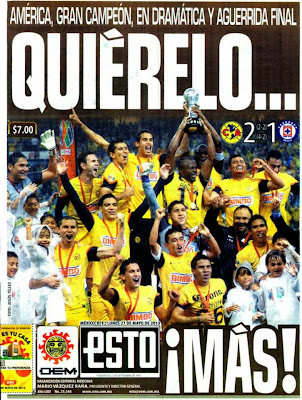 Club América // Sentimiento Incondicional: Portadas de la prensa tras el  onceavo campeonato del Club América