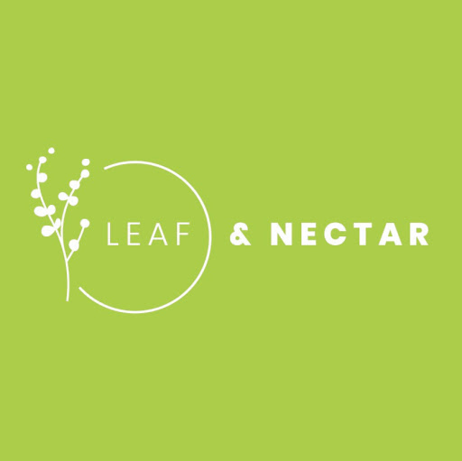 Leaf and nectar logo