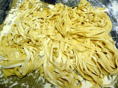 making fresh pasta homemade fettuccini