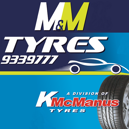 M & M Tyres logo