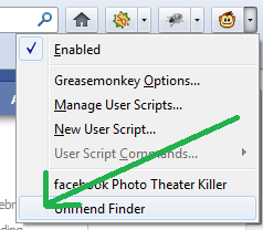 disable Unfriend finder in Facebook